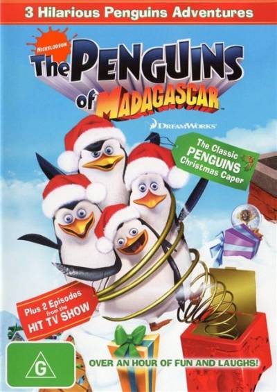 Пингвины из Мадагаскара в рождественских приключениях  смотреть онлайн